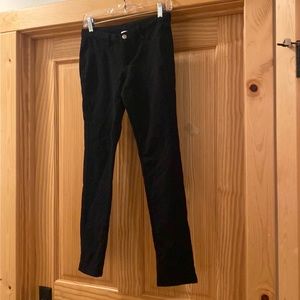 Skinny stretch black pants, size m